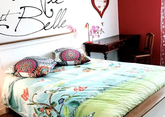 Bedinreims Elegant Bottle Quiet And Close To Center Free Parking And Wifi Free Ideal 5 A 9 Adultes